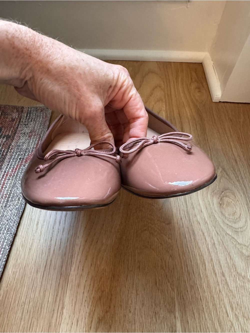 JCREW Teagan Ballet Pumps in Patent Leather - Picture 9 of 9